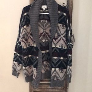 Tribal print sweater